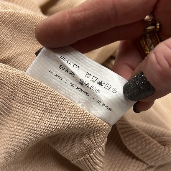 M.M. LaFleur Blush The Monica Silk Jersey Scoop Neck Top Size XL - Picture 13 of 13